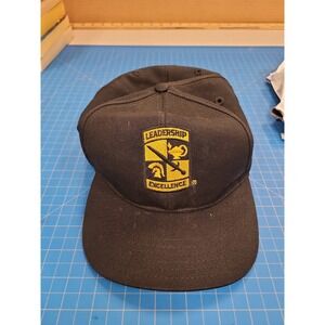 GoArmy ROTC Leadership Excellence Black Hat Cap goarmy com Military USA Made